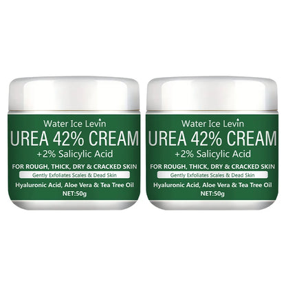 Crema Reparadora Pies y Manos 42% Urea + 2% Ácido Salicílico - Exfoliante Intensivo para Callos, Durezas y Talones Agrietados, Hidratación Profunda