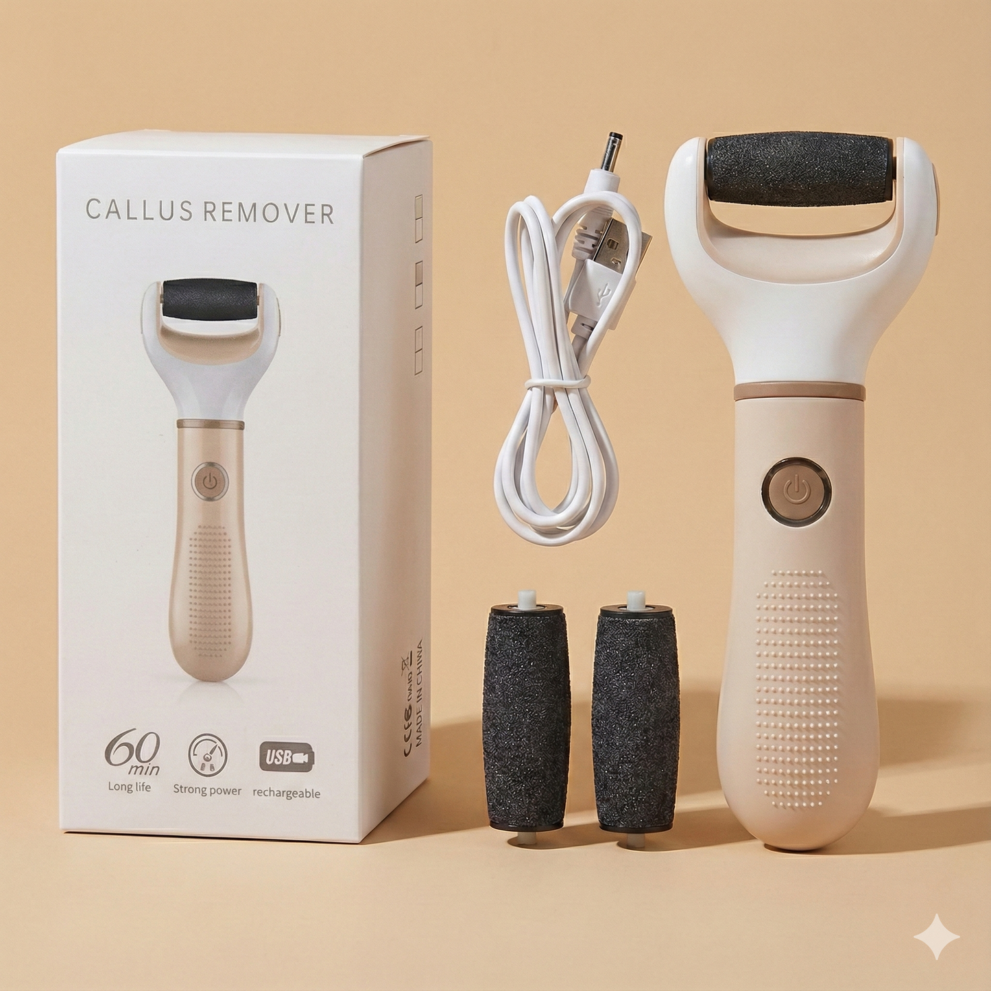 Lima Eléctrica de Pies Inalámbrica