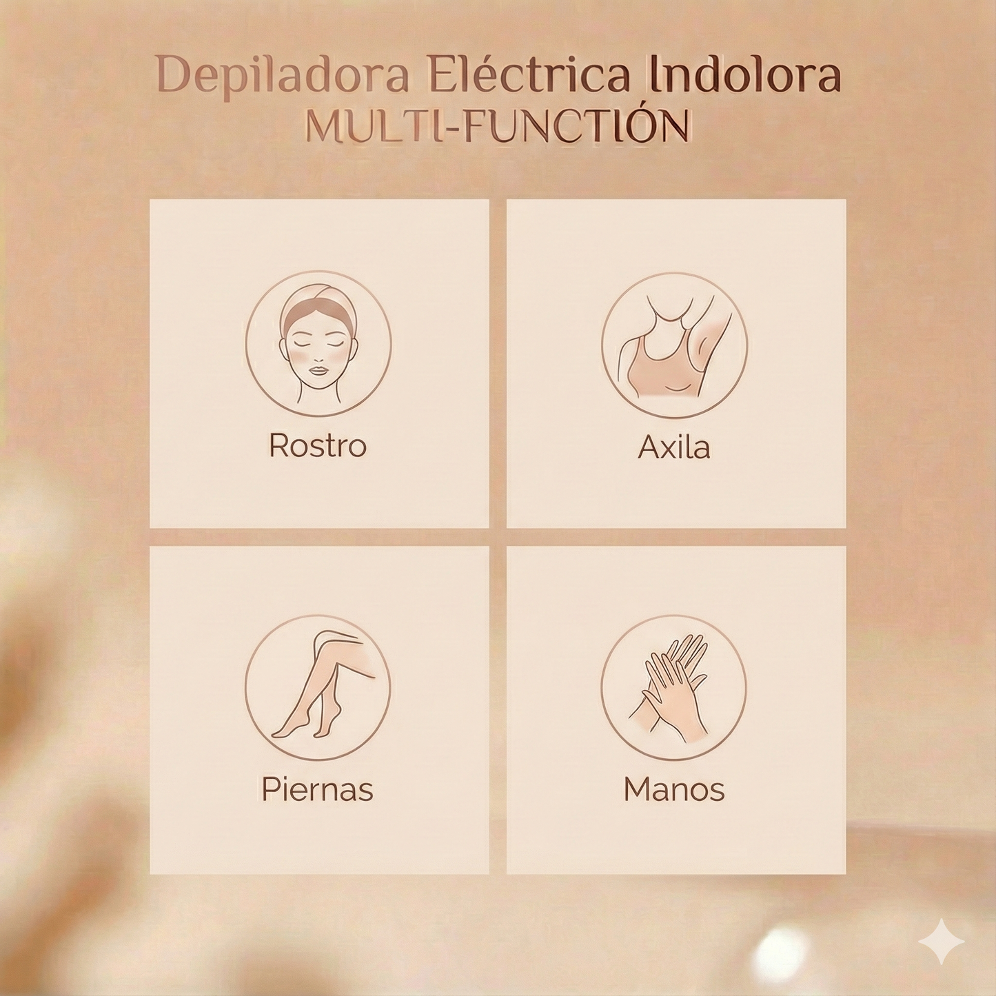 Depiladora Facial Portátil (¡Forma de Labial!)