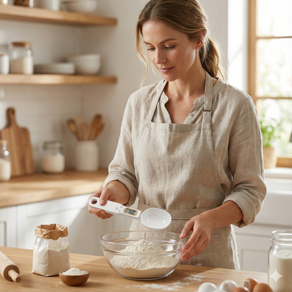 Cuchara Medidora Digital con Báscula LCD