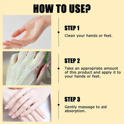 Crema Reparadora (50g) para Pies y Manos Agrietados - Con Cúrcuma y Veneno de Abeja. Elimina Piel Muerta y Sequedad.