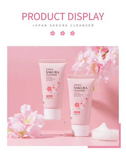 Laikou Sakura Whitening Facial Cleanser (Espuma/Leche Limpiadora Facial de Sakura)