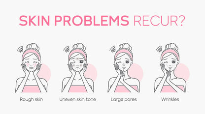 Kit Facial LAIKOU 3 Piezas (Sérum + Crema Facial + Ojos) con Vitamina C, Oro 24K y Sakura - Tratamiento Completo Antiarrugas e Hidratante.