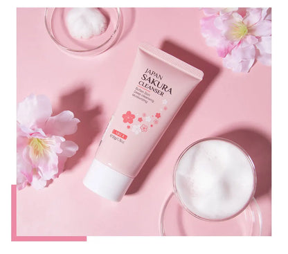 Laikou Sakura Whitening Facial Cleanser (Espuma/Leche Limpiadora Facial de Sakura)