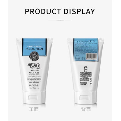 Limpiador Facial Blanqueador PTWOP (Espuma) - Limpieza Profunda, Control Grasa, Acné y Minimiza Poros. Hidratante y Exfoliante.