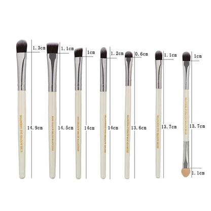 Set de Brochas de Maquillaje Profesional (Kit 3, 13 o 22 Piezas) - Herramientas Esenciales para Ojos (Sombra, Delineador) y Rostro.
