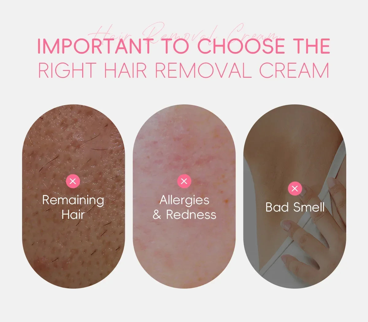 Crema Depilatoria Indolora LAIKOU: Fórmula Suave para Zonas Íntimas con Inhibidor del Crecimiento.