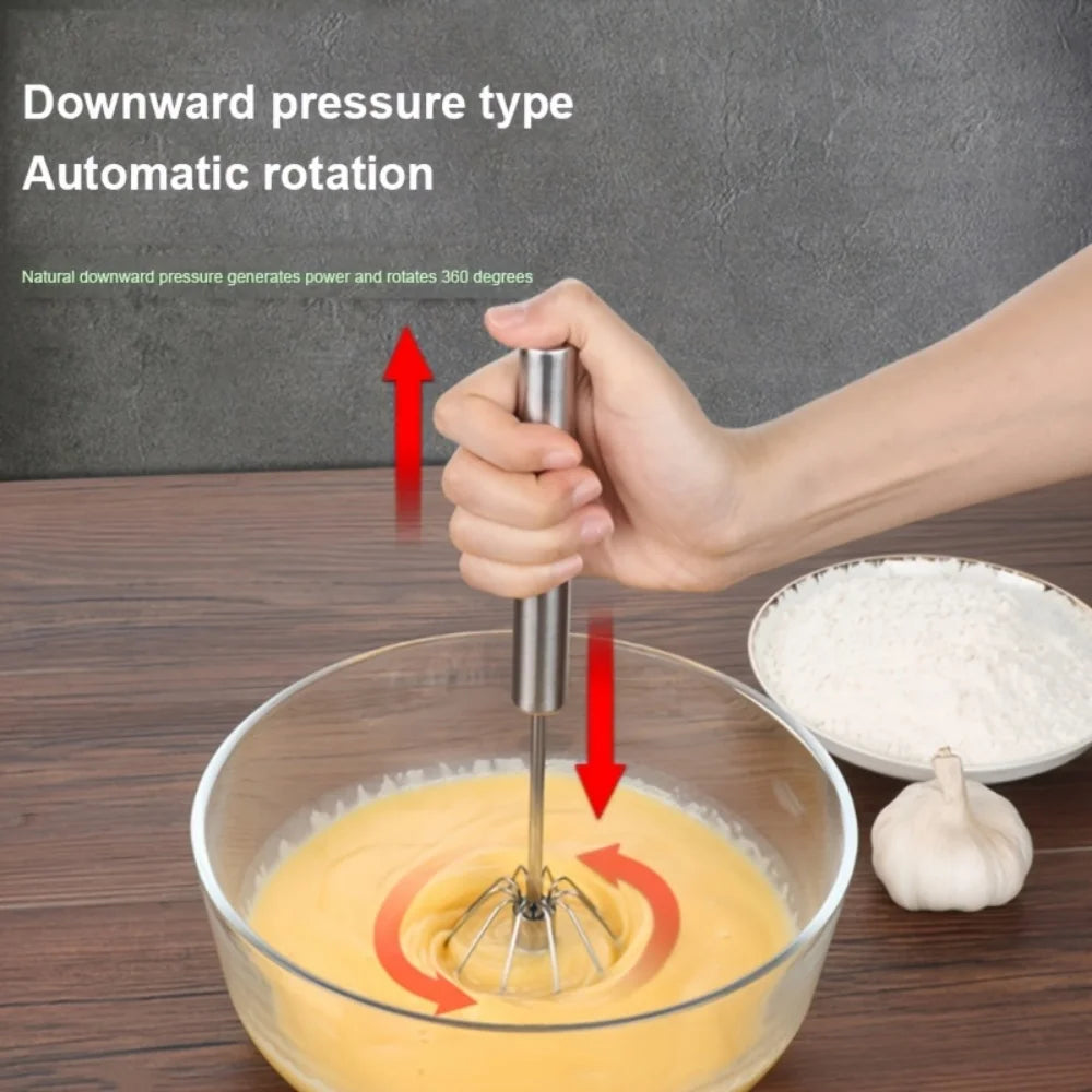 Batidor Semi-Automático de Acero Inoxidable